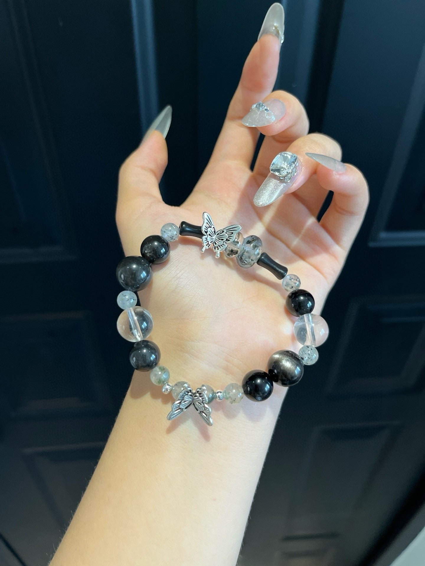 Energy Lucky Obsidian white crystal