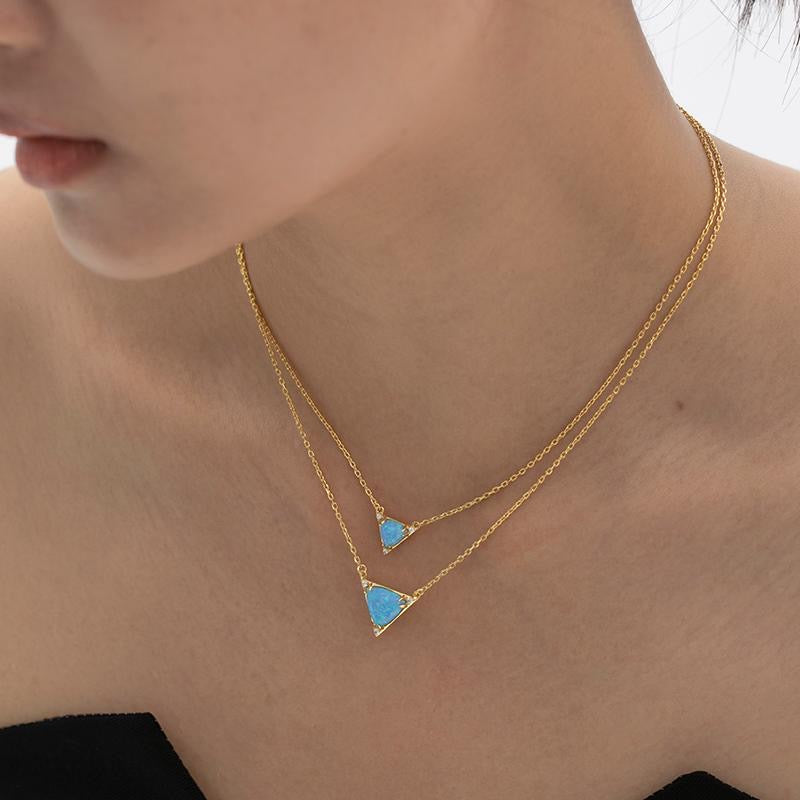 Triangle necklace