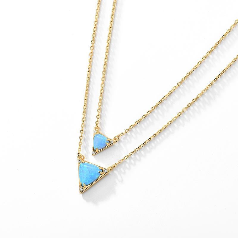 Triangle necklace