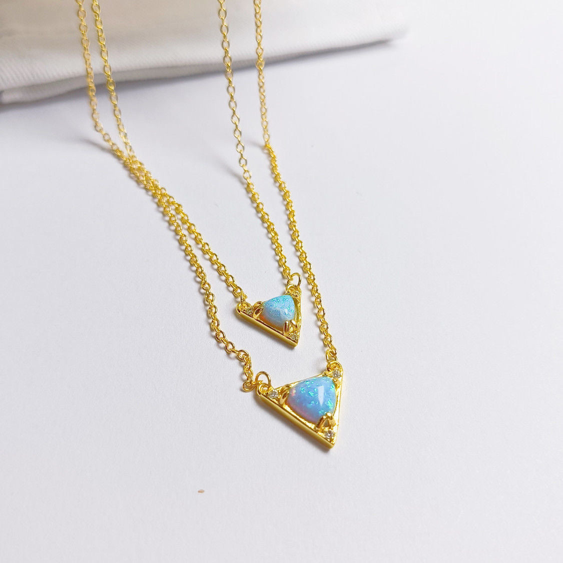 Triangle necklace
