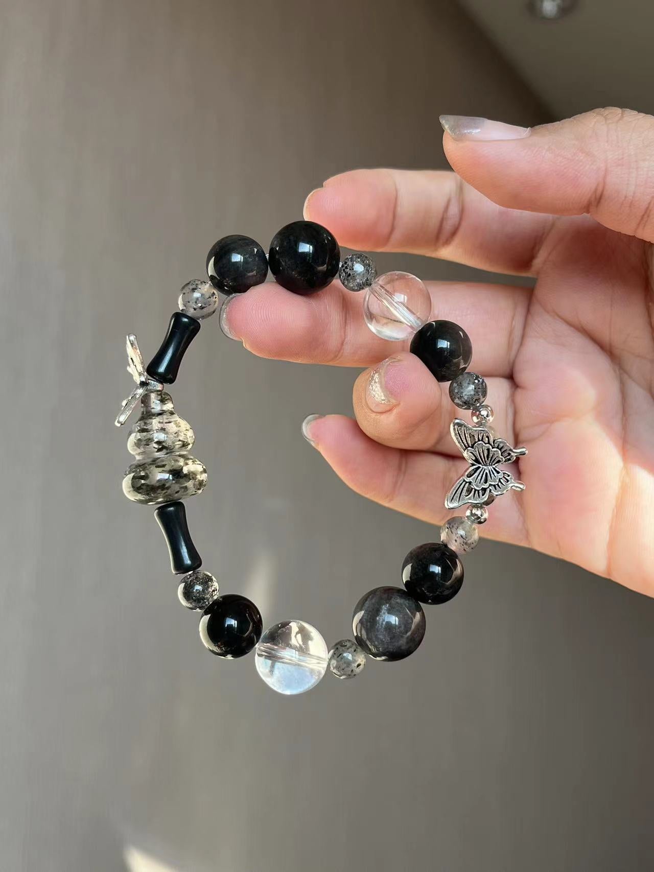 Energy Lucky Obsidian white crystal
