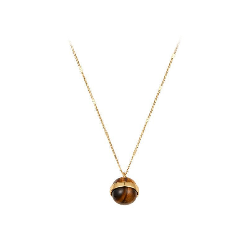 Tiger eye stone necklace