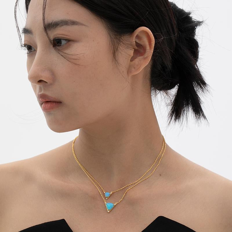 Triangle necklace