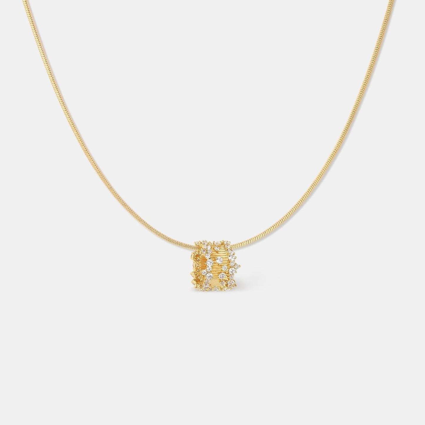 Tiger eyes layered necklace