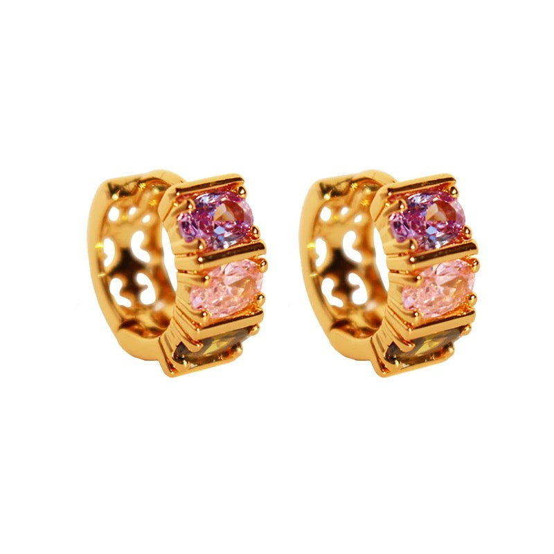 Coloured earrings