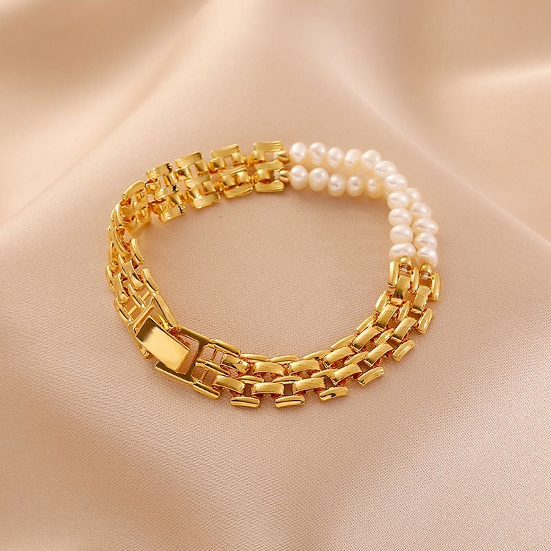 The pearl splice bracelet