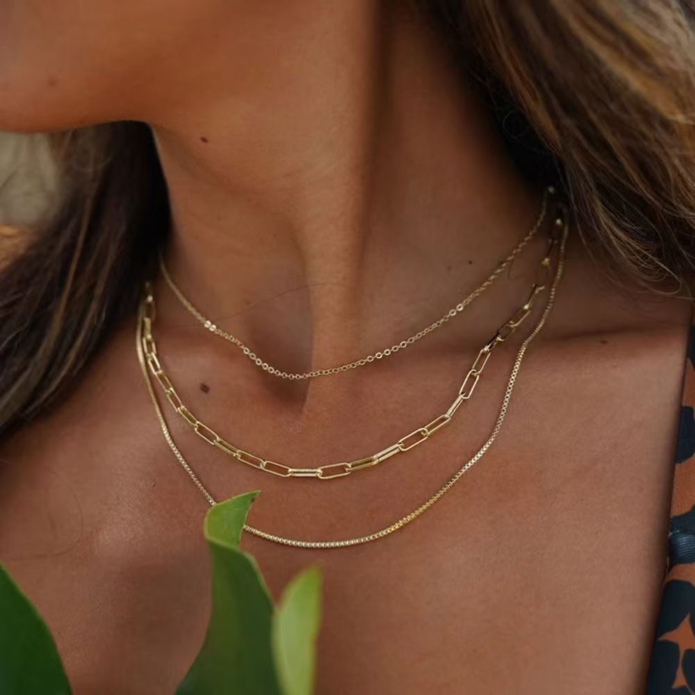 Layered necklace