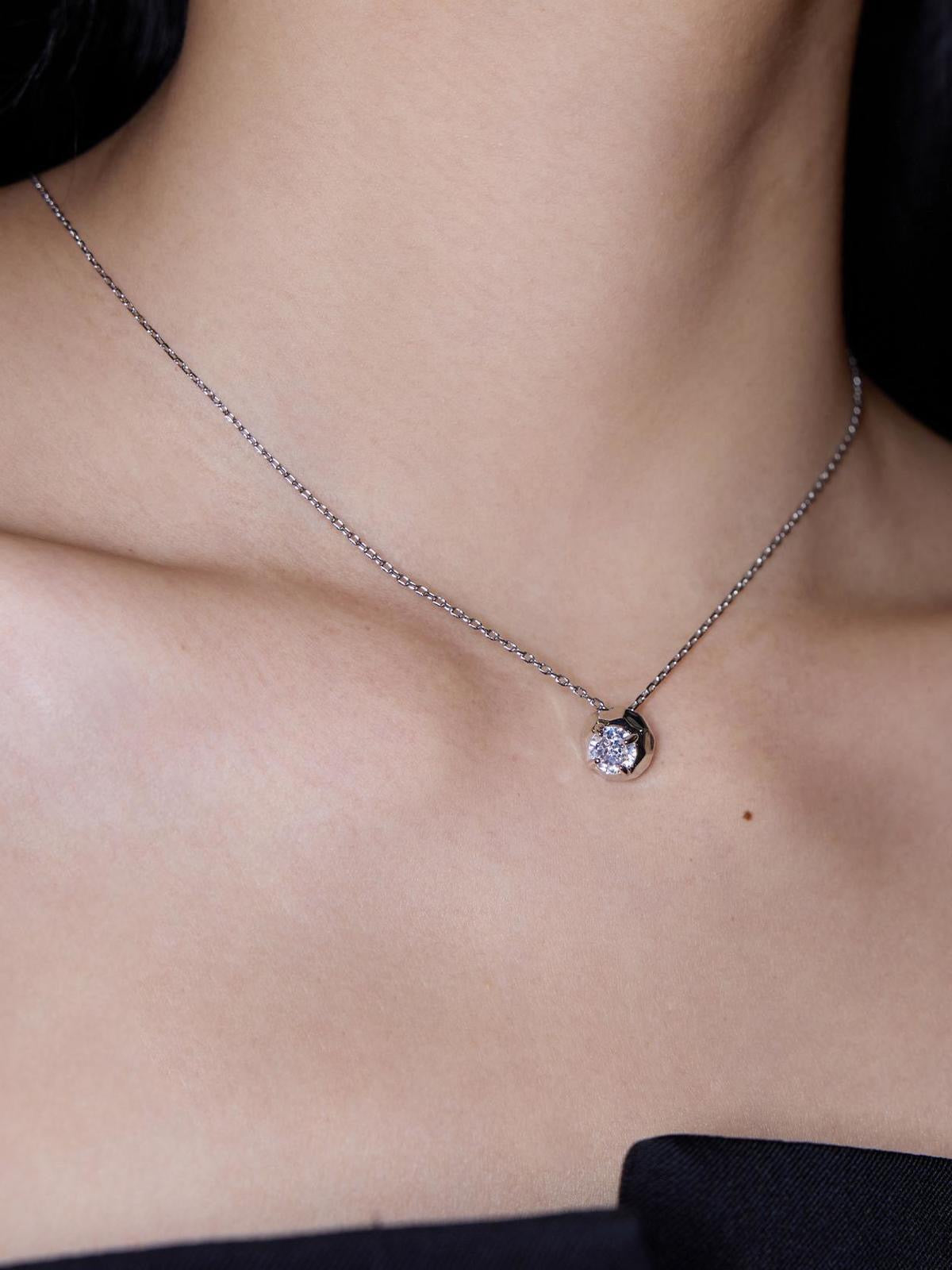 Lucky diamond necklace