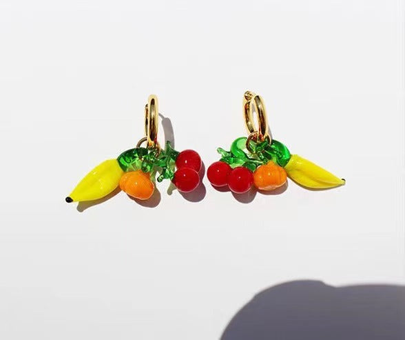 Banana earrings