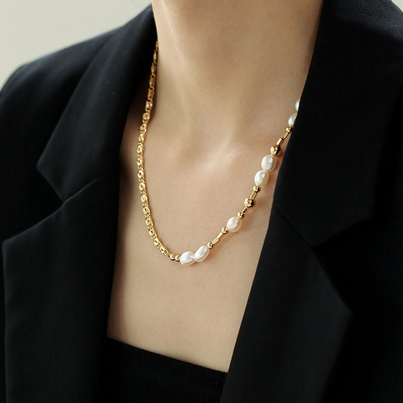 Freshwater pearl necklace