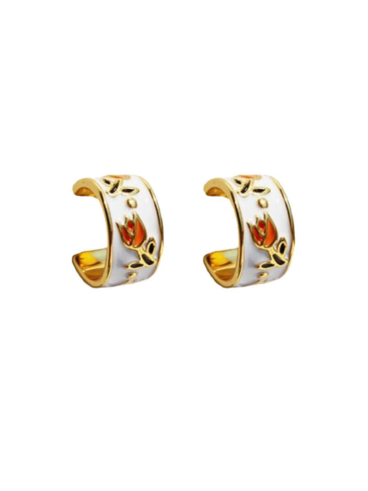 Tulip earrings