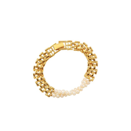 The pearl splice bracelet