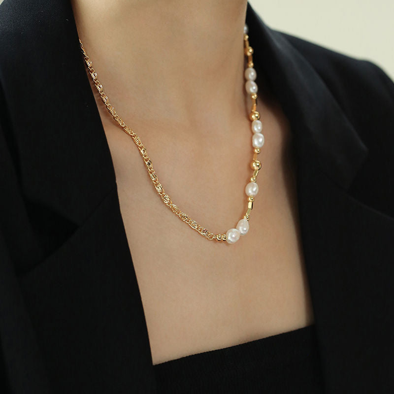 Freshwater pearl necklace